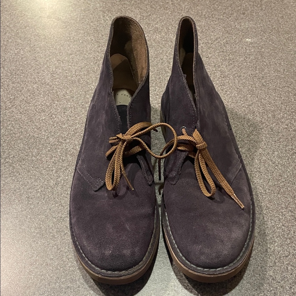 Men's Suede Desert Boots - navy